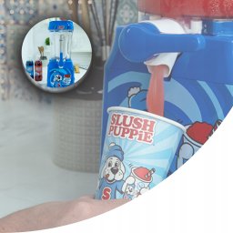 Maszynka do lodów Jamara Fizz Maszyna do lodów SlushPuppie Lód w kubku 1L niebieski z kranikiem