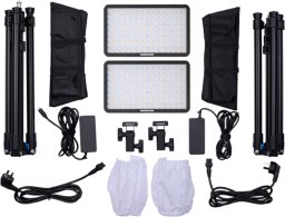 Zestaw studyjny Multiblitz Amaran pano 60c 2-Light-Kit charcoal