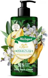Herbapol HERBAPOL Mydło w płynie odświeżające Szałwia, Gruszka, D-pantenol 390 ml
