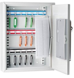Wedo WEDO Schlüsselschrank 21 Schlüssel Maße:27x9,5x35 Lichtgrau