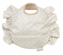Carriwell PIAPIMO-ŚLINIAK Z FALBANĄ FORESTA BEIGE