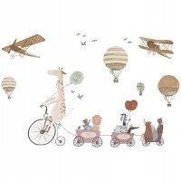 ROOM Decor SIPO-WS63031 NAKLEJKI NA ŚCIANĘ ŻYRAFA i PRZYJACIELE