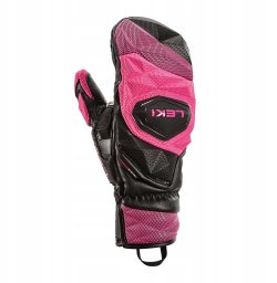 Leki LEKI RĘKAWICE WCR Venom SL 3D MITT black-pink 7.5