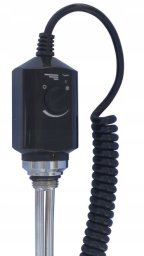 Grzejnik łazienkowy OSAKA GRZAŁKA ŁAZIENKOWA Z TERMOSTATEM RD10 900W CZARNA VOLUX // GRŁ-V-RD10.900.CZ