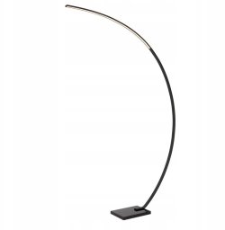 Lampa podłogowa DELIGHT Lucide Curve 44700/11/30 lampa stojąca podłogowa 1x15W LED 2550-2850K 540 lm czarna