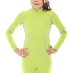 Brubeck Brubeck LS11450 Bluza dziewczęca Thermo limonka 92 - 98 cm