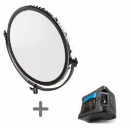 Zestaw studyjny Newell Zestaw Lampa LED Newell Air Artha XL i Akumulator Newell BP-95 LCD V-Mount