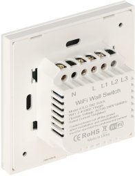 Genway PODWÓJNY INTELIGENTNY DOTYKOWY PRZEŁĄCZNIK ŚWIATŁA ATLO-TB2-TUYA Wi-Fi, Tuya Smart