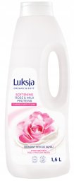 Sarantis LUKSJA Creamy & Soft Kremowy Płyn do kąpieli Softening - Rose & Protein Milk 1500 ml