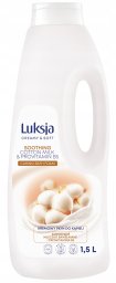 Sarantis LUKSJA Creamy & Soft Kremowy Płyn do kąpieli Soothing - Cotton Milk & Provitamin B5 1500 ml