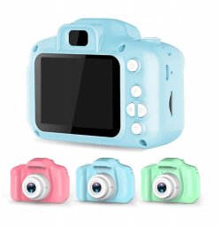 Impossible APARAT CYFROWY DLA DZIECI Dziecka Fotograficzny Kamera Różowy + KARTA 4GB