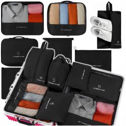 Storage Solutions M13G ZESTAW TOREB ORGANIZERÓW DO WALIZKI SZUFLADY