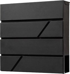 YokaHome M44 SKRZYNKA POCZTOWA NA LISTY GAZETY ANTRACYT STRIP