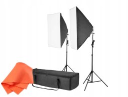 Zestaw studyjny Comitso Zestaw światła ciągłego FreePower 2400W z softboxami 50x70 i torbą