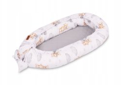 Sensillo KOKON MUŚLIN TEDDY SZARY 80x45