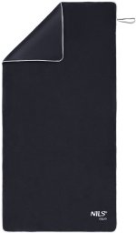 Nils Extreme NAR14 RĘCZNIK Z MIKROFIBRY FROTTE CZARNY 160X80cm NILS AQUA
