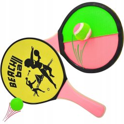 Enero ZESTAW RAKIETEK 2W1 BEACH I CATCH BALL ENERO