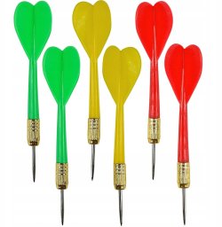 Enero RZUTKI LOTKI METALOWE DART 6g KPL.6SZT ENERO