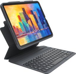 4kom.pl ZAGG Keyboard Pro Keys - obudowa z  bezprzewodową klawiaturą oraz z uchwytem na Apple Pencil do iPad 10.9" 10G / 11" (