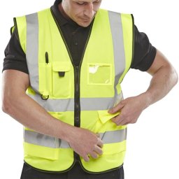 BEESWIFT Kamizelka ostrzegawcza BEESWIFT Executive, rozm. XL, żółta