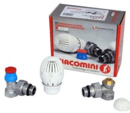 Giacomini RADIATOR SET ANGLE 1/2 GIACOMINI