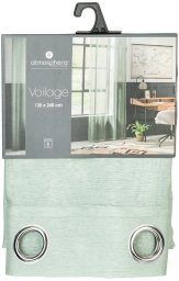 Atmosphera NET CURTAIN MOLY 135X240 RINGS CELADON D