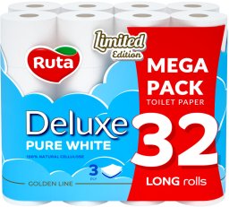 Ruta PAPER WXRUTA PUREWHITEDELUXE 32PCE 3PLY