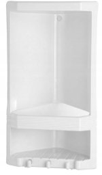 Gedy CORNER SHELF JUNIOR 8079 02 WHITE