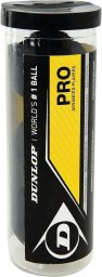Dunlop SQUASH BALL DUNLOP PRO 2 YELLOW DOTS