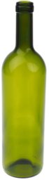 Browin BOTTLE GLASS 0.75L SET OLIV NO CAP 8PCS