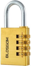 Blossom PADLOCK HANG CODE BRASS NL11 40X4(6/72)
