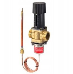 Danfoss AVTB20 z przyłączem mufowym, 3/4" gwint wewnętrzny, czujnik Ø9,5x155 mm - zakres ustawienia 30 do 100 stopni z kvs 3,4.