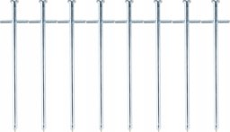 CAMP ACTIVE ŚLEDZIE DO NAMIOTU 18CM KPL. 8SZT METAL CAMP ACTIVE