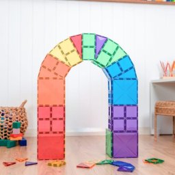 Trefl CONNETIX Rainbow Starter Pack 60 el klocki magnetyczne 3+
