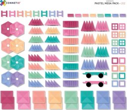 Mega Creative CONNETIX Pastel Mega Pack 202 el klocki magnetyczne 3+