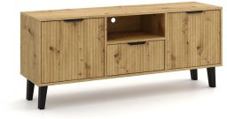 Vivaldi Meble SZAFKA RTV Scandi 2D1S SLIM DĄB ARTISAN