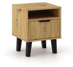 Vivaldi Meble Szafka nocna Scandi 1S SLIM DĄB ARTISAN
