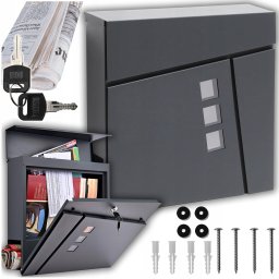 YokaHome M44B SKRZYNKA POCZTOWA NA LISTY GAZETY MODERN ANTR