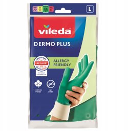 Vileda Vileda Rękawice Nitrylowe Dermo Plus Rozmiar L 177722...