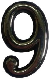 Pierre Rene PLASTIC DOOR NUMBER 50 MM CROME P.D