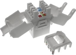 Schneider Electric Gniazdo keystone, RJ45, beznarzędziowe, kat. 6A, (MKB-U6A-1)