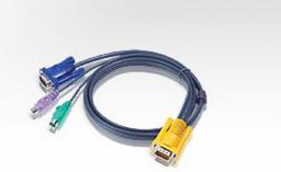 Aten Kable KVM, 6m, Czarny (2L5206P)