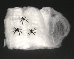 Party Deco Pajęczyna biała 20g 3 pająki