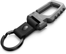 Breloczek IMPACTO GIFTS TECH-PROTECT SLIDELOCK CARABINER KEYCHAIN GUNMETAL