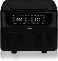 Frytkownica beztłuszczowa Overmax Zeegma Knapper Dual czarny