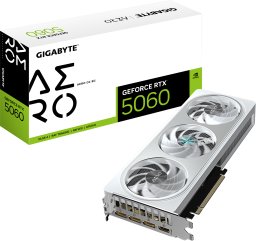 Karta graficzna Gigabyte GeForce RTX 5060 Aero OC 8GB GDDR7 DLSS4 (GV-N5060AERO OC-8GD)