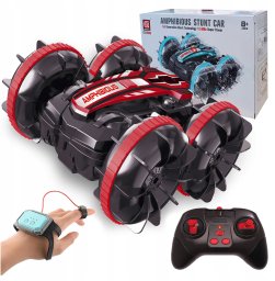 click4TOYS Auto Rc Amfibia Pływający Samochód Zdalnie Sterowany Pilot + Opaska Na Gest