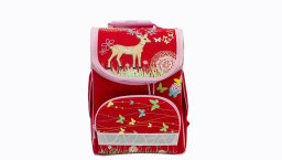 Kathay Haster Tornister szkolny NATURA* ergonomiczny extra lekki - 0,74 kg kolor czerwony