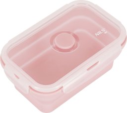 Aptel NILS NC4105 POJEMNIK LUNCHBOX SKŁADANY RÓŻOWY 500 ML