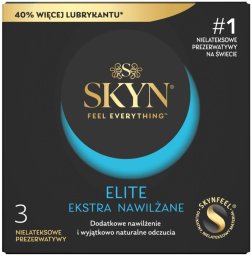 SKYN SKYN_Elite ekstra nawilżane nielateksowe prezerwatywy 3szt.